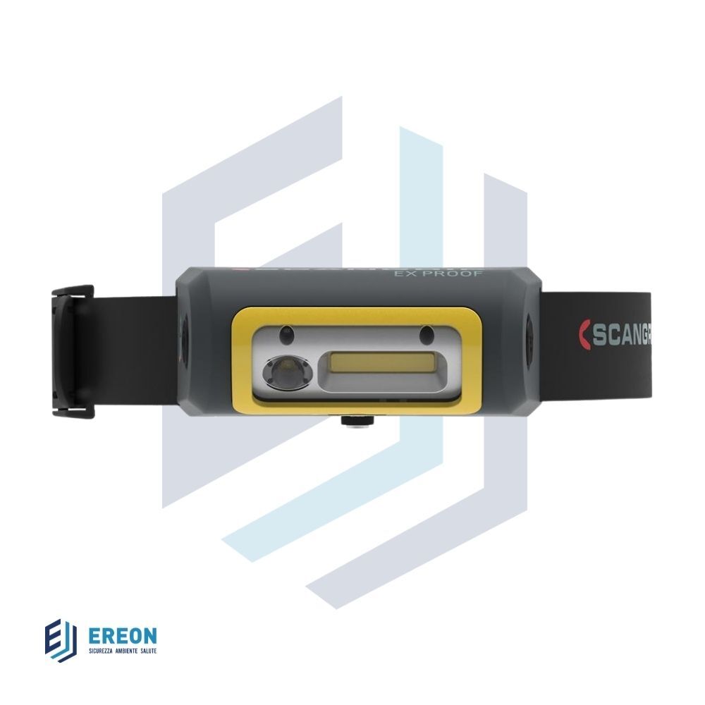 Lampada da lavoro frontale atex Ex-View ricaricabile - immagine 3